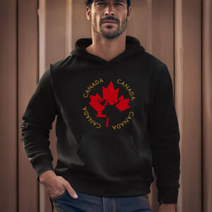 Red & Golden Maple Leaf Canada Shirt