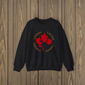 Red & Golden Maple Leaf Canada Shirt