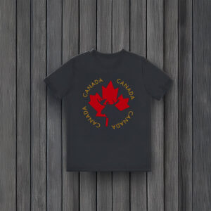 Red & Golden Maple Leaf Canada Shirt