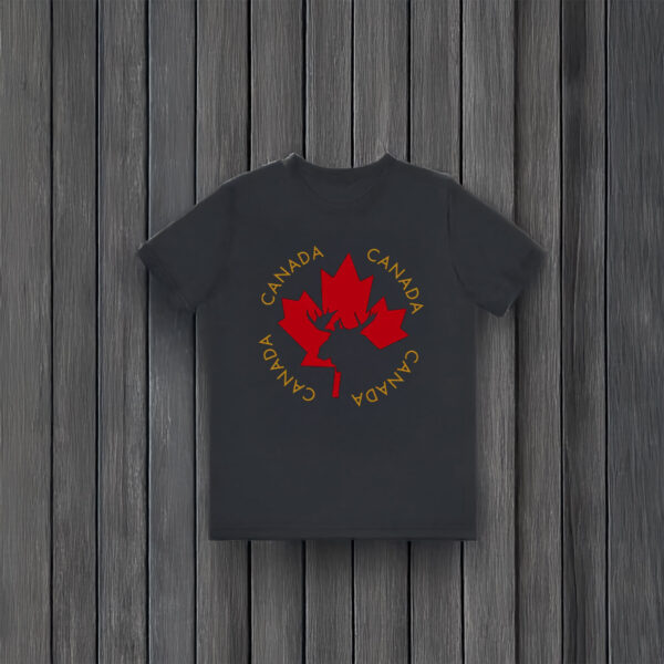 Red & Golden Maple Leaf Canada Shirt