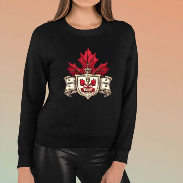 Red Leaves & Shield Canada Shirt