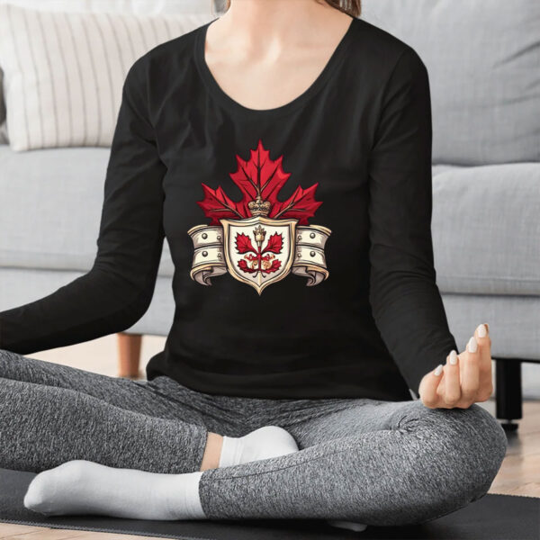 Red Leaves & Shield Canada Shirt