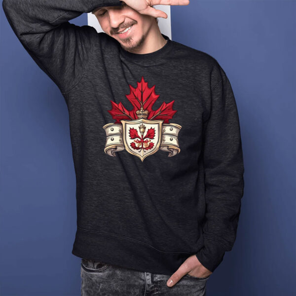 Red Leaves & Shield Canada Shirt