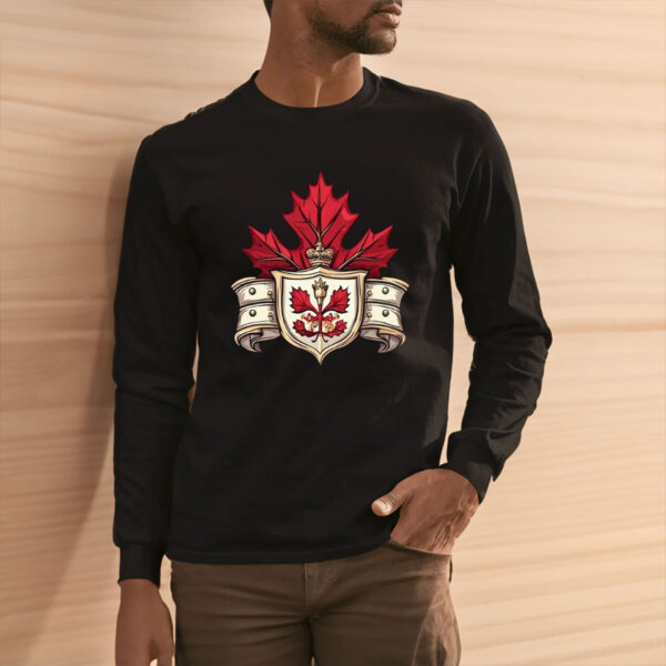 Red Leaves & Shield Canada Shirt