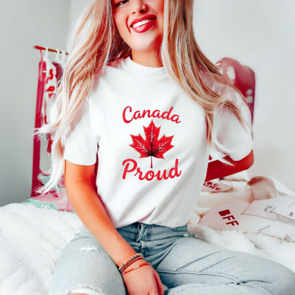 Red Maple Leaf Design, Canada Proud Shirt