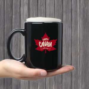 Red Maple Leaf Happy Canada Day Mug