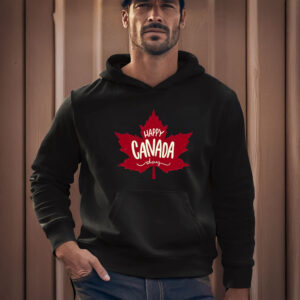 Red Maple Leaf Happy Canada Day Shirt