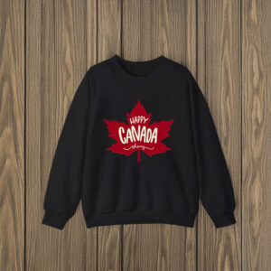 Red Maple Leaf Happy Canada Day Shirt