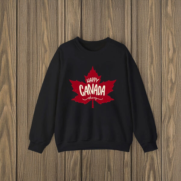 Red Maple Leaf Happy Canada Day Shirt