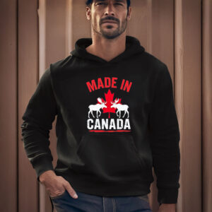 Red Maple Leaf & Moose Made in Canada Shirt