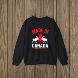 Red Maple Leaf & Moose Made in Canada Shirt