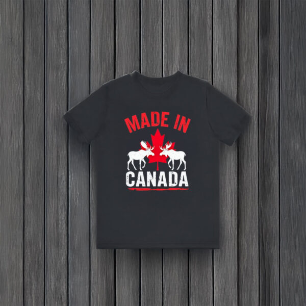 Red Maple Leaf & Moose Made in Canada Shirt