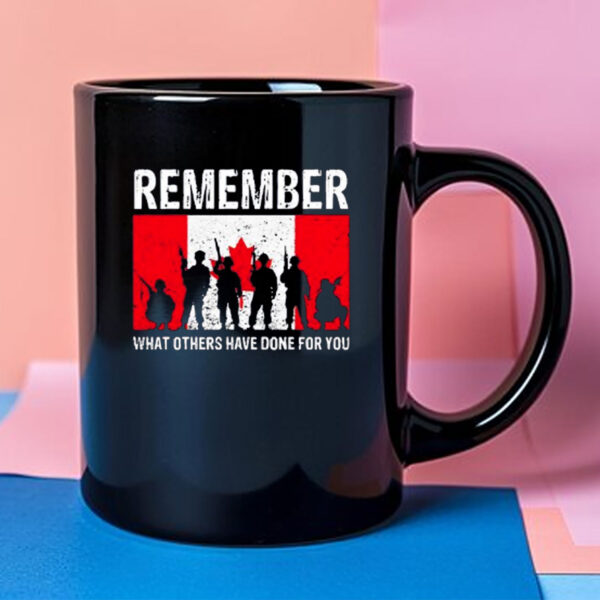 Remember what others have done for you Canada Mug