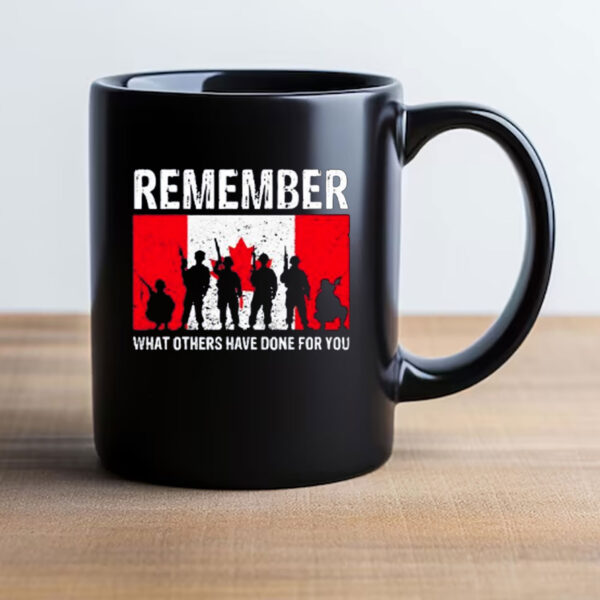 Remember what others have done for you Canada Mug