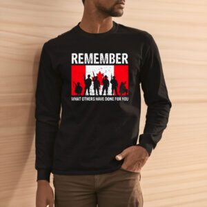 Remember what others have done for you Canada shirt