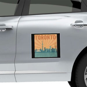 Toronto Sunburst Skyline, Vintage Canada Sticker