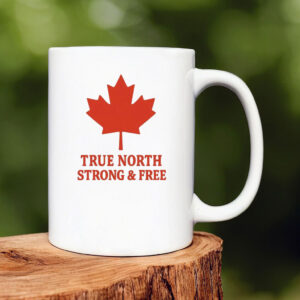True North Strong & Free Canada Mug