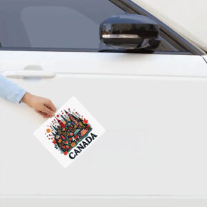 Vibrant Canadian Culture & Nature Sticker