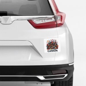 Vibrant Canadian Culture & Nature Sticker