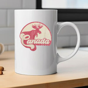 Vintage Canada Moose Canadian Expat Gift Canada Day Mug