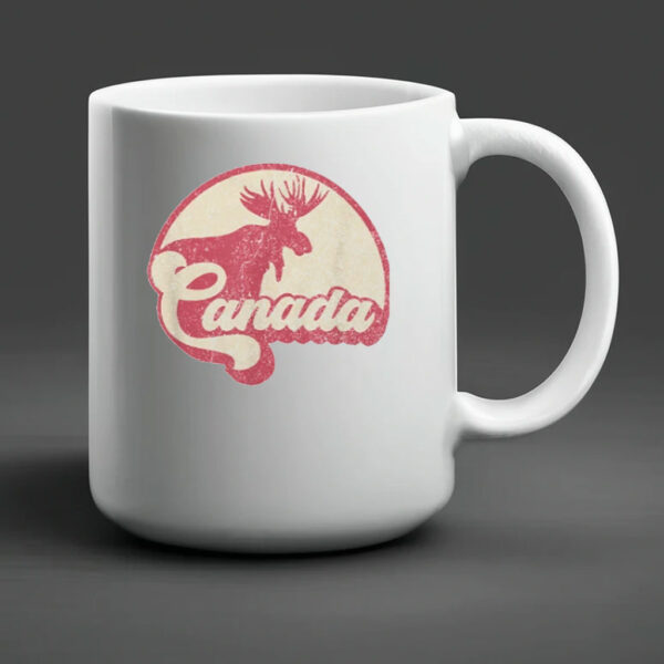 Vintage Canada Moose Canadian Expat Gift Canada Day Mug