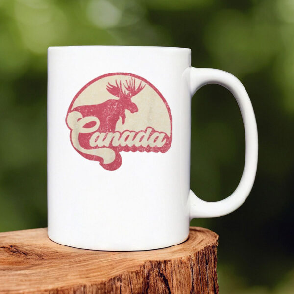 Vintage Canada Moose Canadian Expat Gift Canada Day Mug