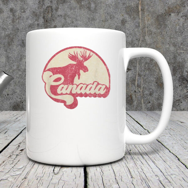 Vintage Canada Moose Canadian Expat Gift Canada Day Mug