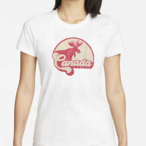 Vintage Canada Moose Canadian Expat Gift Canada Day Shirt