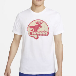 Vintage Canada Moose Canadian Expat Gift Canada Day Shirt