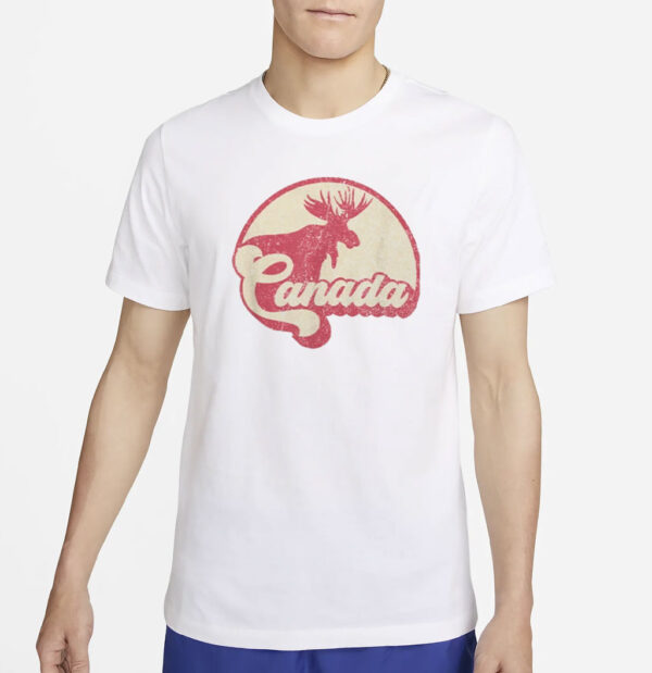 Vintage Canada Moose Canadian Expat Gift Canada Day Shirt