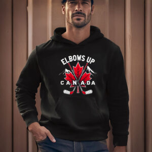 maple hockey ELBOWS UP CANADA Shirt