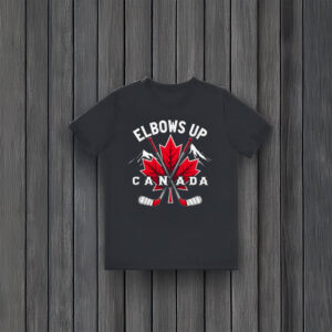 maple hockey ELBOWS UP CANADA Shirt